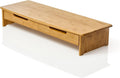 Bamboo TV/Monitor Stand and Riser with Dual Pull-Out Drawers, Extra Long 30” L112075