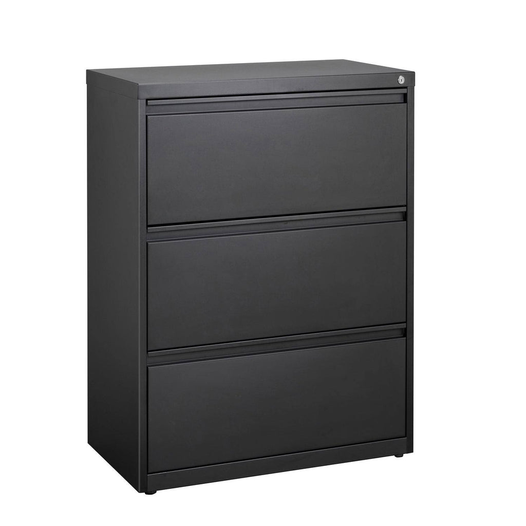Black 3 Drawer Lateral File Cabinet I47186