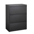 Black 3 Drawer Lateral File Cabinet I47186