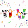 4 PCS Baby Wrist Rattle and Foot Finder Toy Set K1871