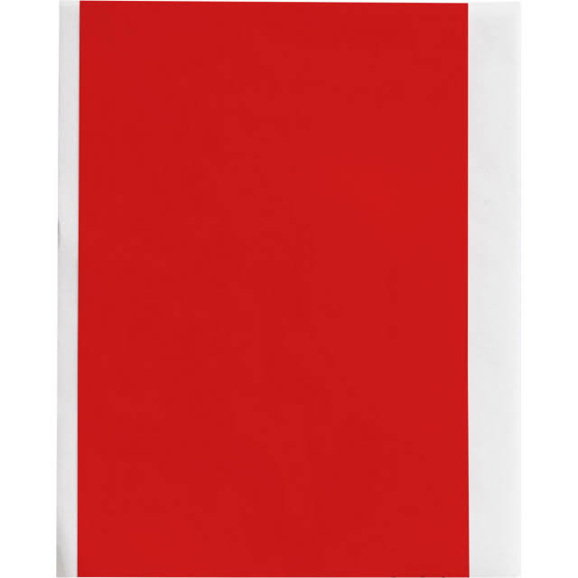 Red Vinyl Label Roll R8911
