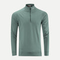 Eden Green Melange Half-Zip Midlayer Top O412242