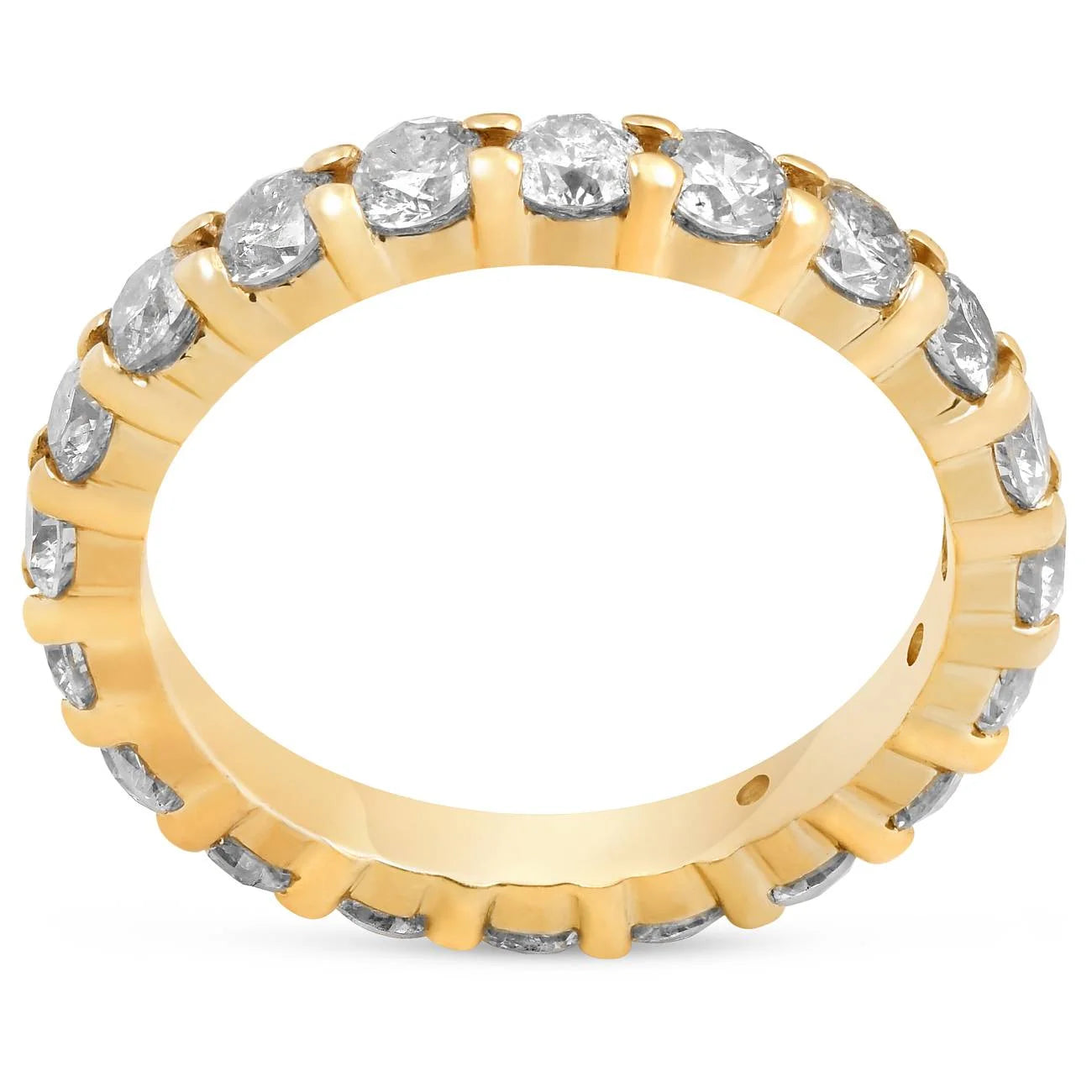 14K Yellow Gold Diamond Eternity Ring E6539