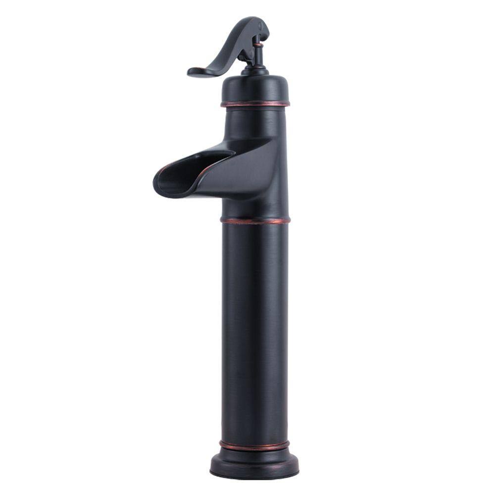 Tuscan Bronze Single Handle Vessel Faucet W931