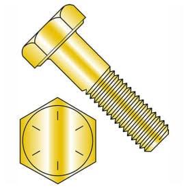 4 Pack Zinc Yellow Steel Hex Head Cap Screw G323