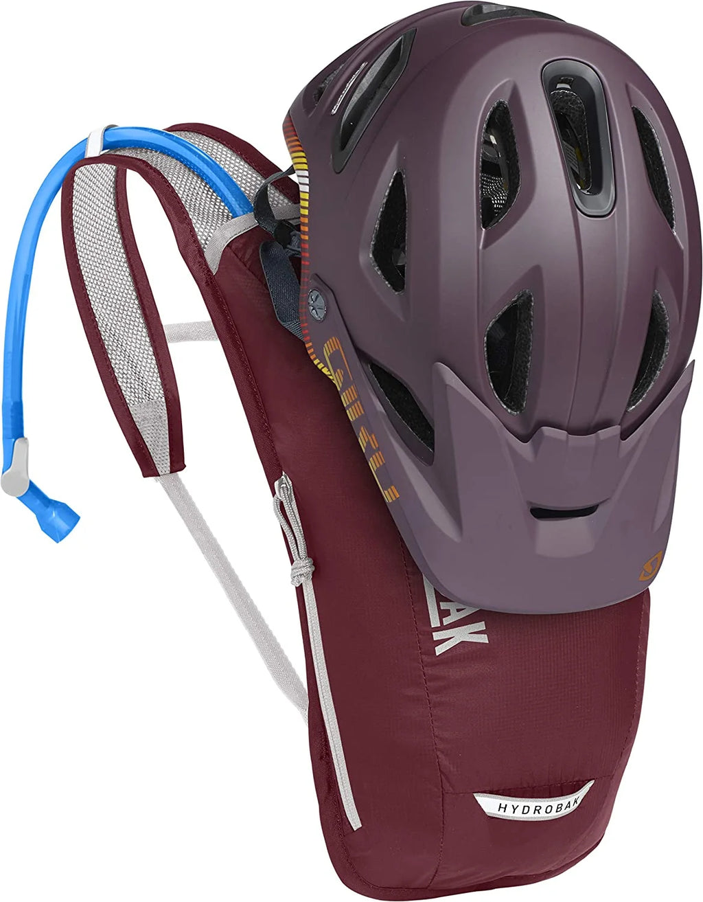 Burgundy Silver Light Backpack F1152