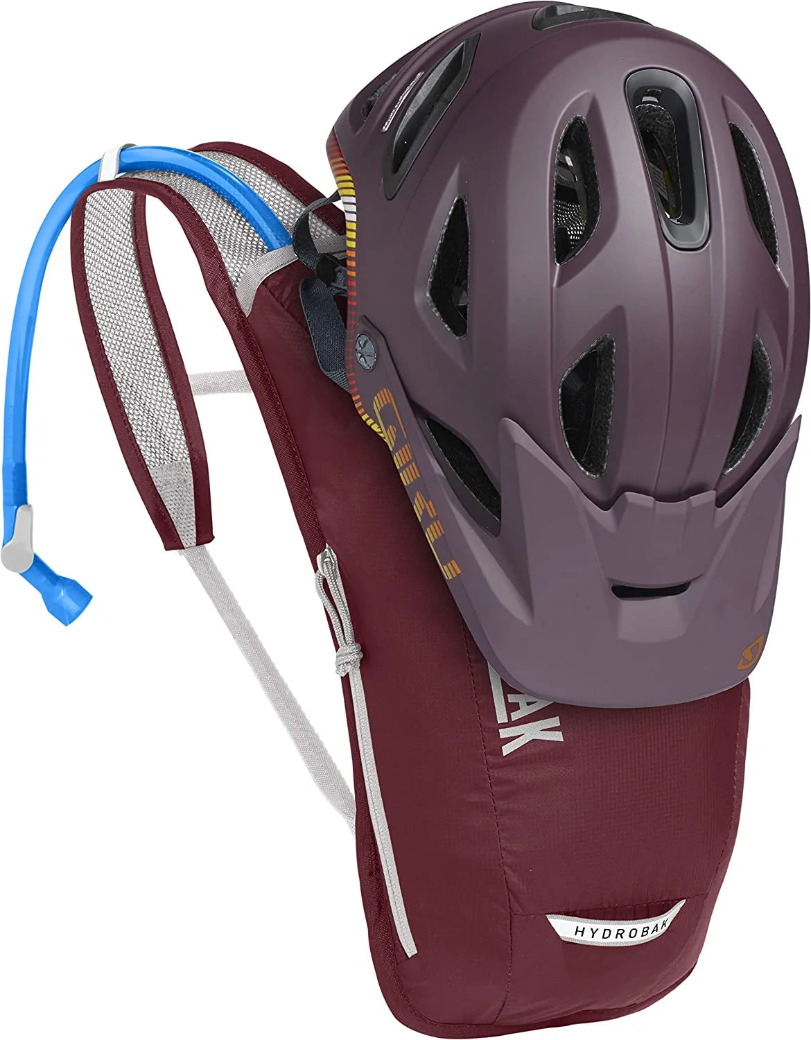 Burgundy Silver Light Backpack F1152