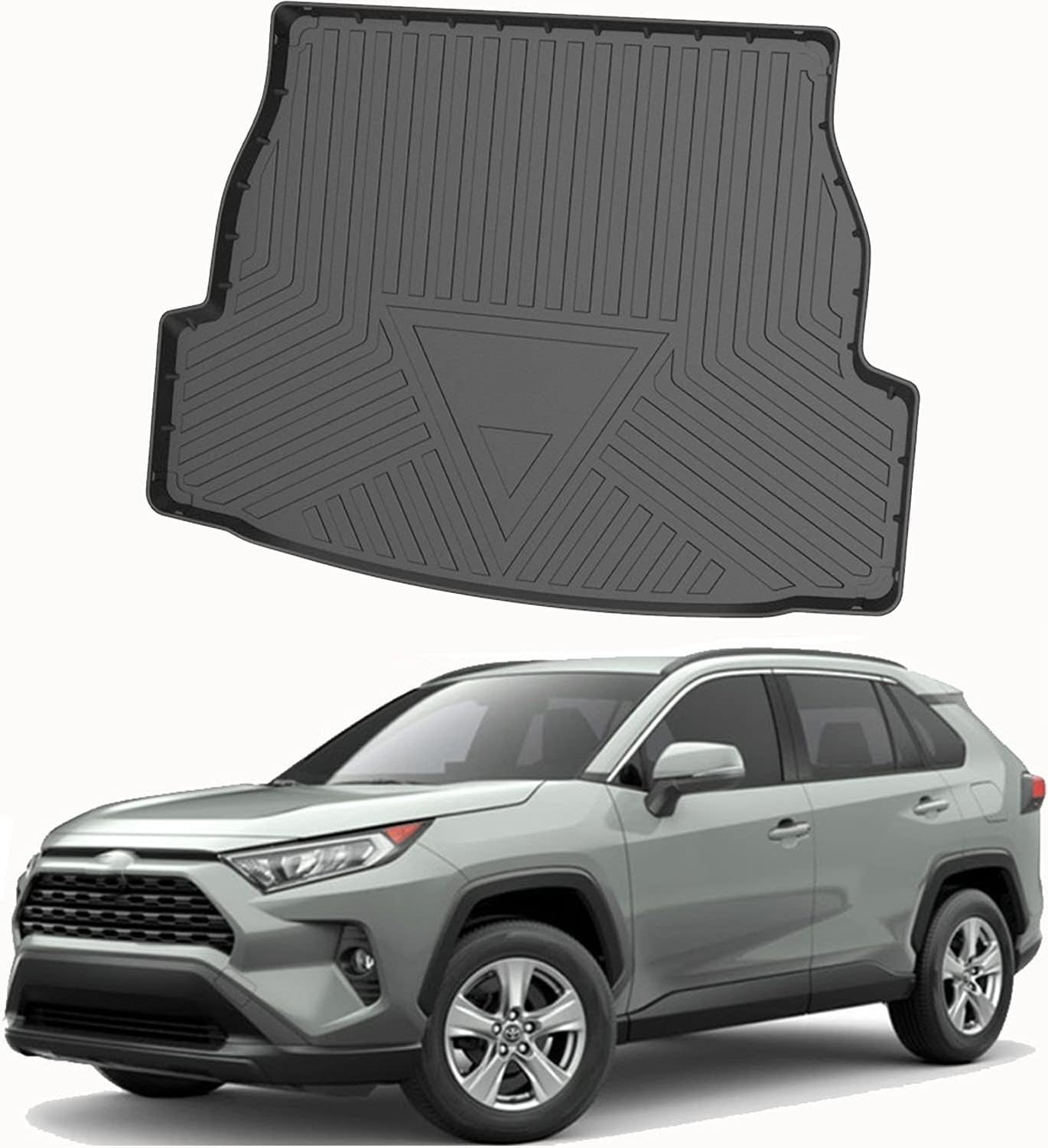 3D TPO Black Rear Cargo Floor Liner S9085