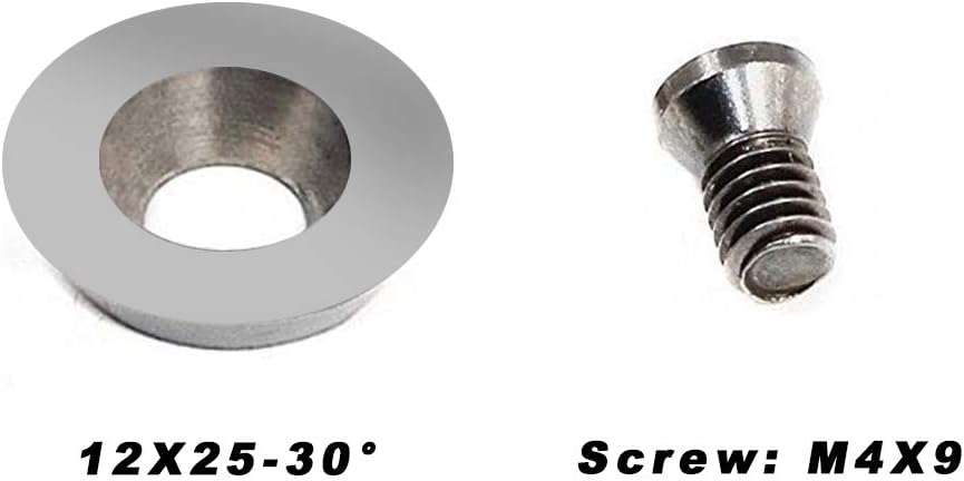 12mm Round Carbide Insert Woodturning Lathe Chisel Tool, Pack of 2 B5513
