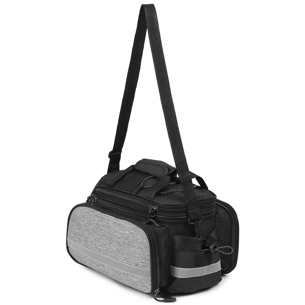 Rear Seat Bag Waterproof MTB Pannier Bag With Rain Cover W172