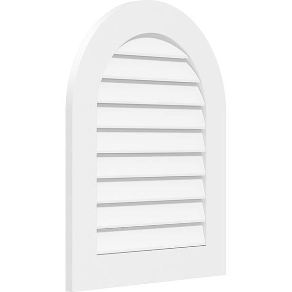 Round Top Surface Mount PVC Gable Vent D698