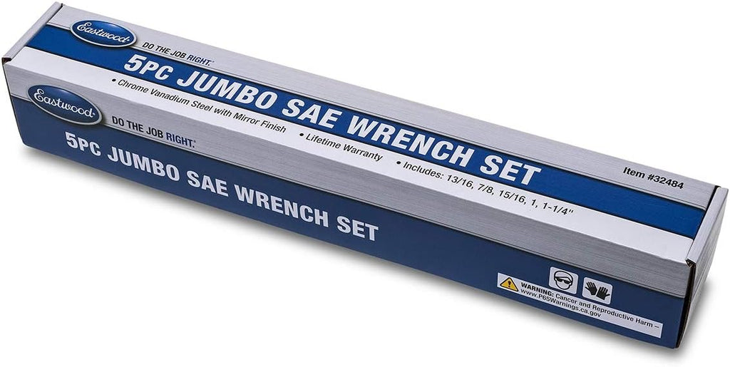 5 Pieces Chrome Vanadium Steel Wrench Tool Set A413