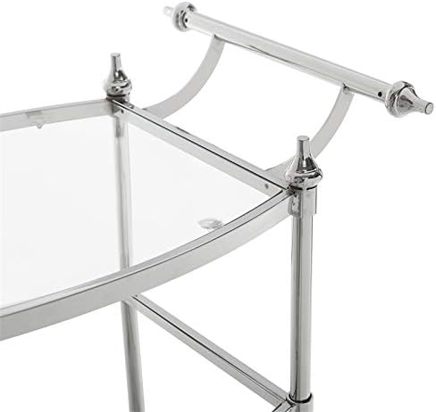 Metal Bar Cart in Chrome V31722