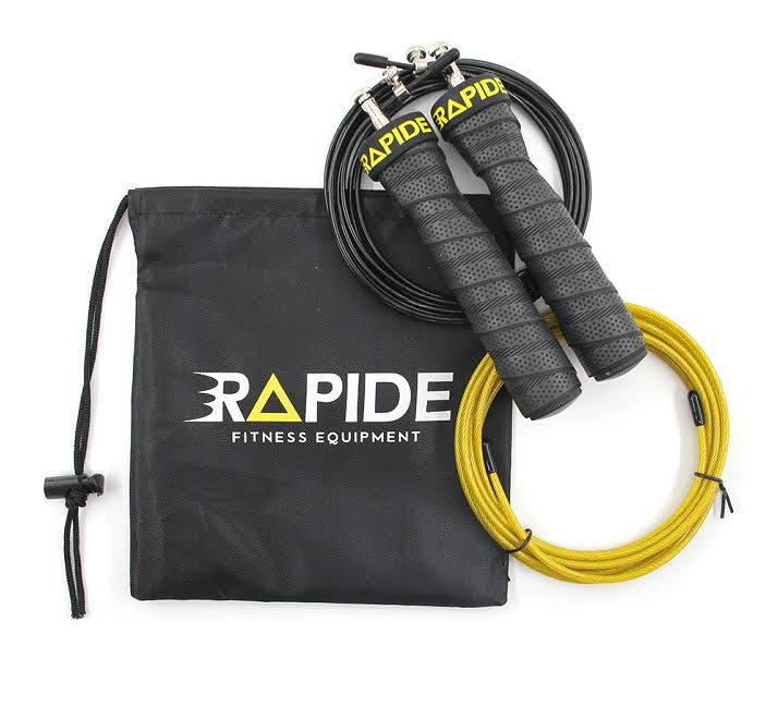 Adjustable Cable Jump Rope with Anti-Slip Handles X611149