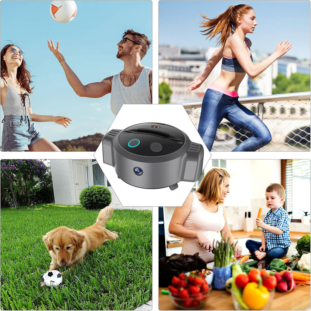 Smart Tracking Phone Holder with Selfie Lights and 1080p Webcam with Microphone E410