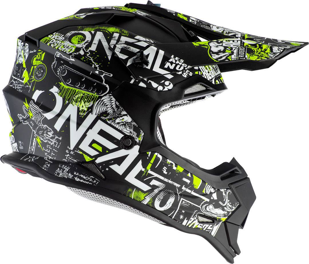 Large Black/Neon Yellow Youth Racing Helmet G69084