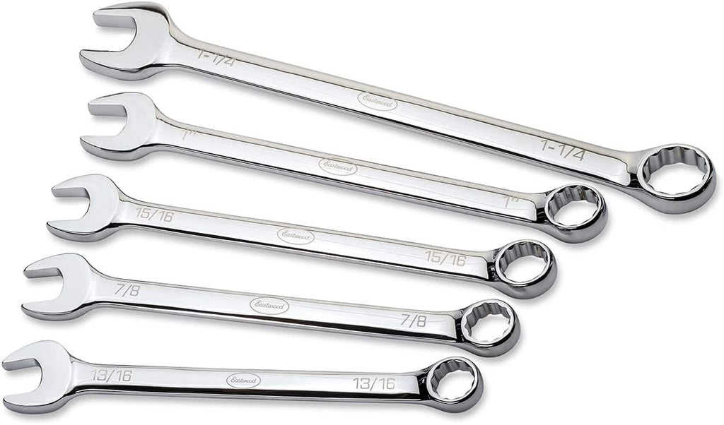 5 Pieces Chrome Vanadium Steel Wrench Tool Set A413