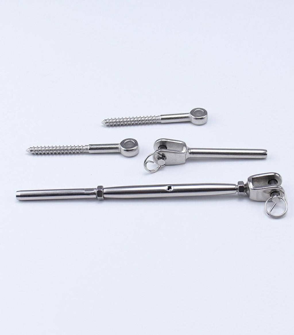 20 Set Stainless Steel Cable Railing Kits X26865