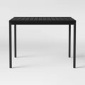 Black Square Patio Dining Table B875064