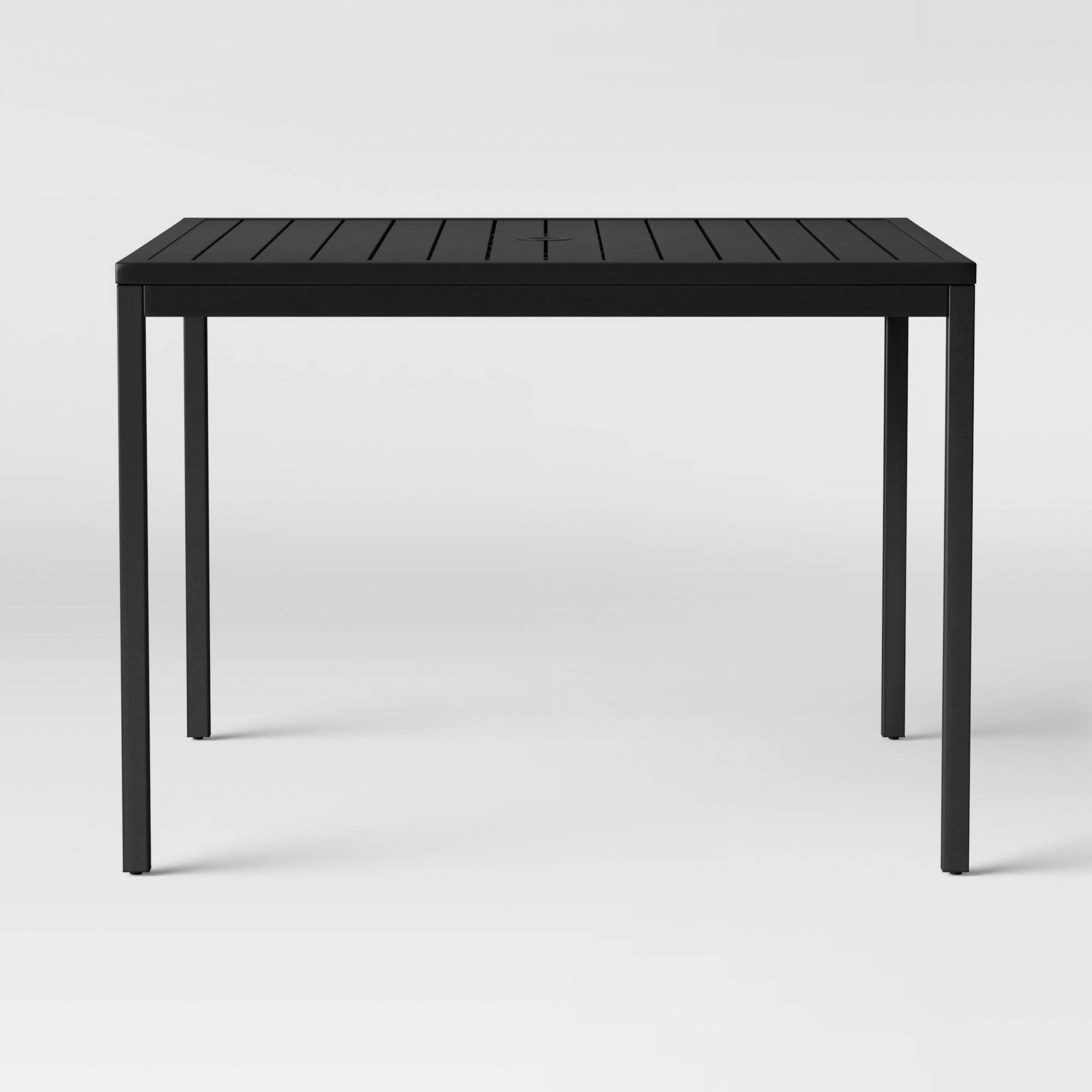 Black Square Patio Dining Table B875064