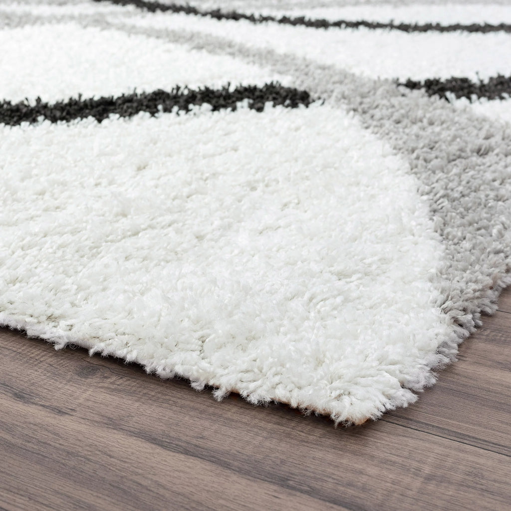 4x6 White Area Rug U228790