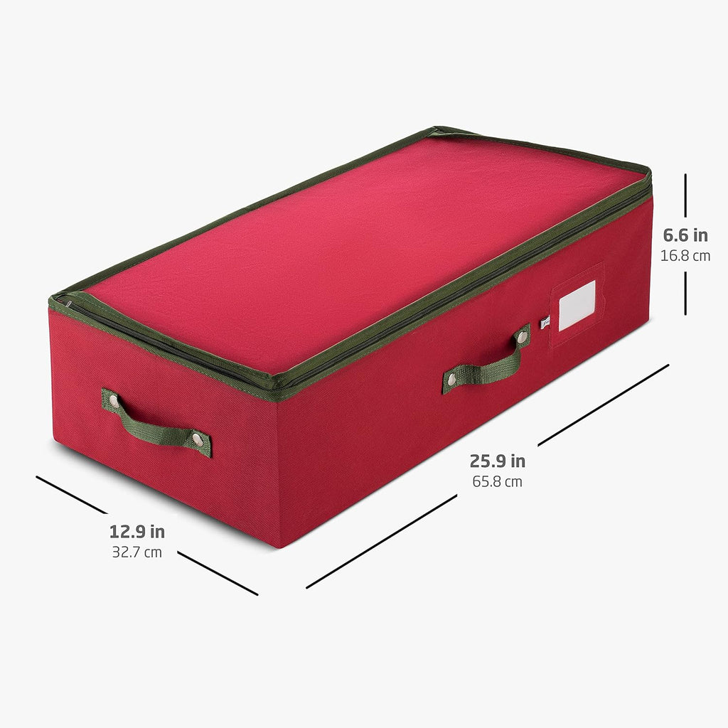 Christmas Ornament Storage Box with Dividers F290027