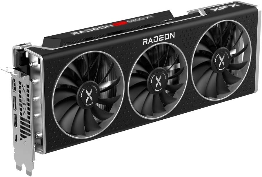 Black 16GB GDDR6 Radeon RX 6800XT Graphics Card J8394