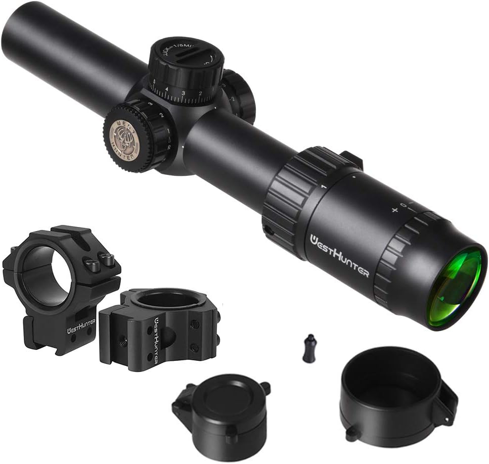 HD 1-6X24 IR Riflescope with Red Green Illuminated Reticle S8215