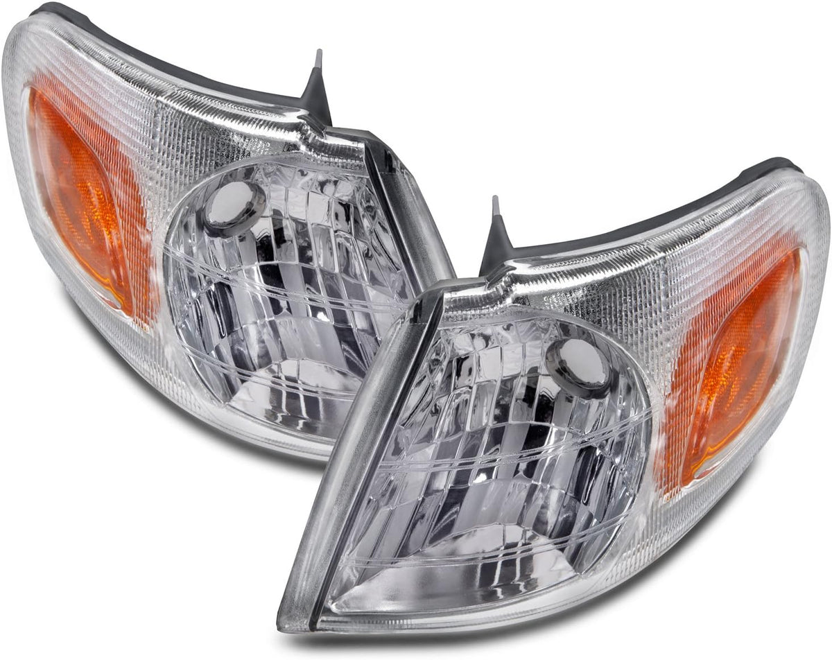 Chrome Housing Park Corner Lights Pack of 2 Y6288