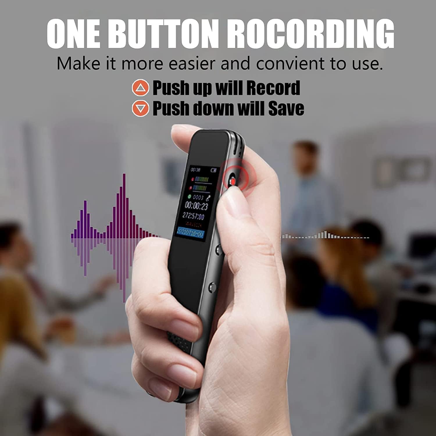 32G MP3 Digital Voice Recorder, Pack of 2 D564037