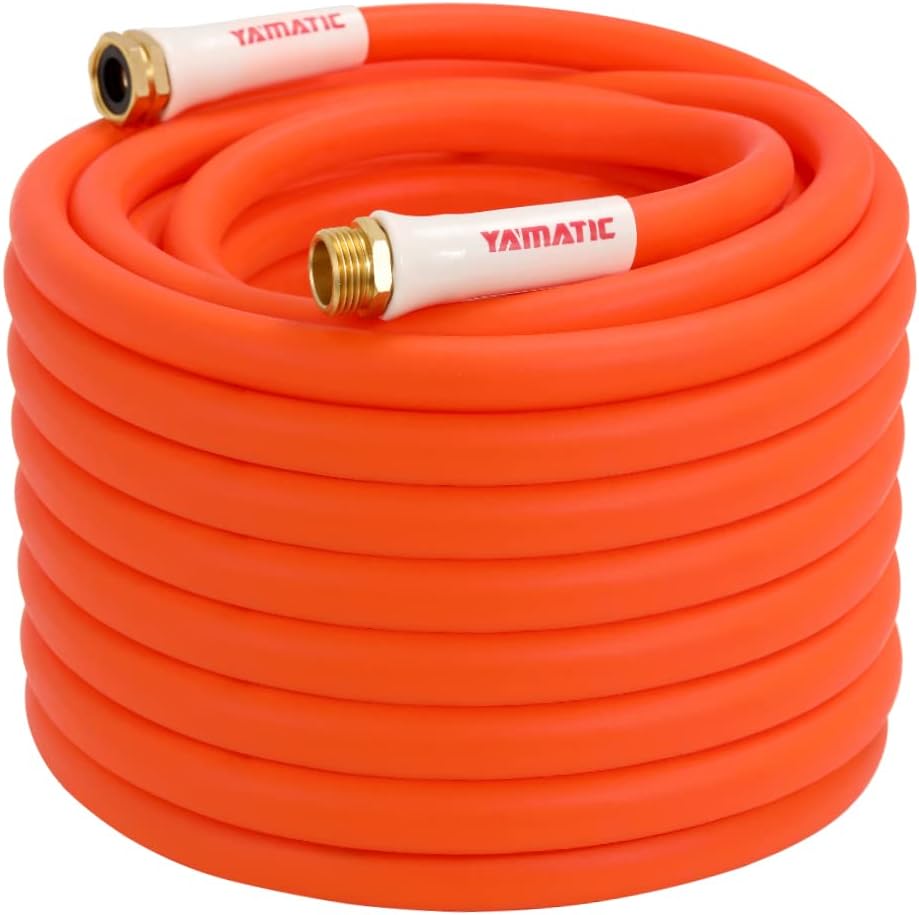Kink Resistant Garden Hose 5/8 in x 50 ft, Heavy Duty, Pack of 2 W27964