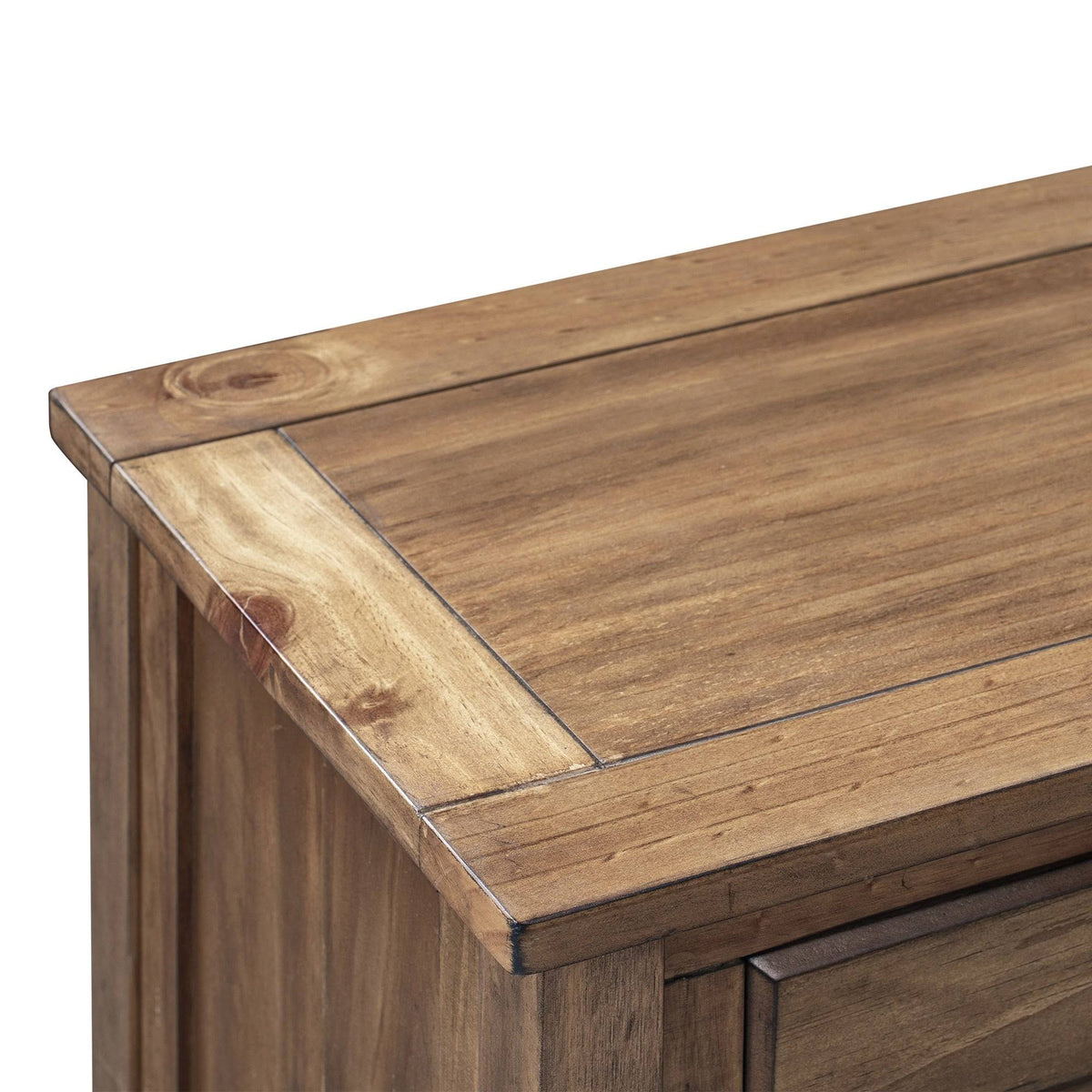 Brown Console Table with 2 Drawers and 2 Cabinets P180
