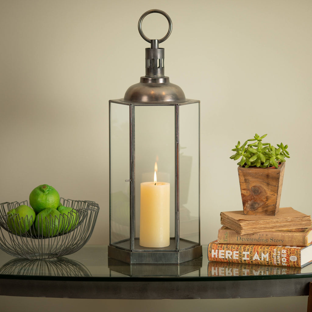 Antique Brass Lantern D258181