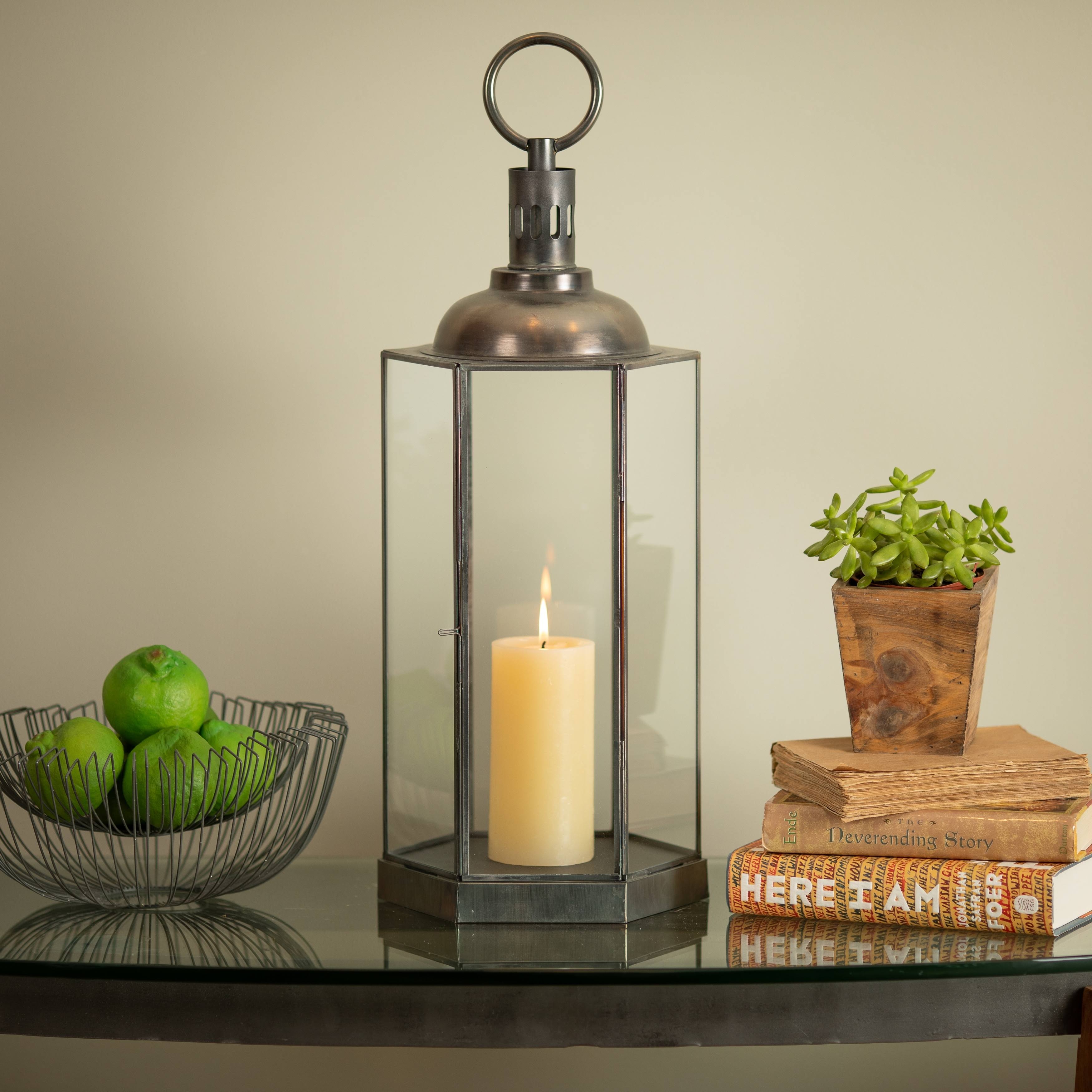 Antique Brass Lantern D258181