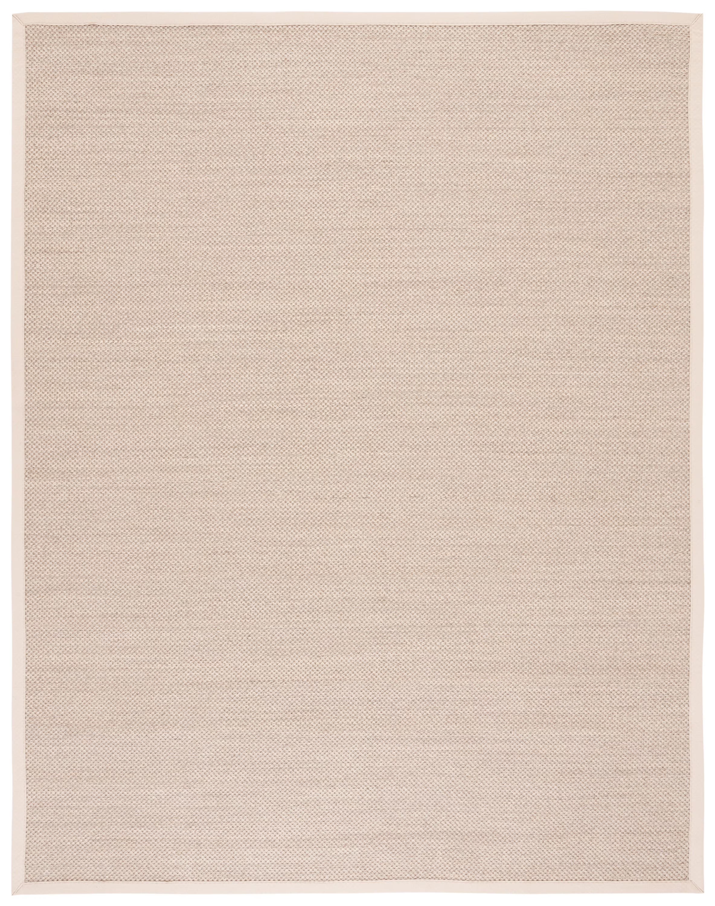 Natural Fiber Seagrass Area Rug, Marble/Beige, 9' x 12' C555