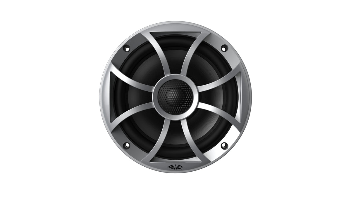 Marine AM/FM/BT Stereo with 2 Pair 6.5" RGB Marine Coaxial Speakers T3321
