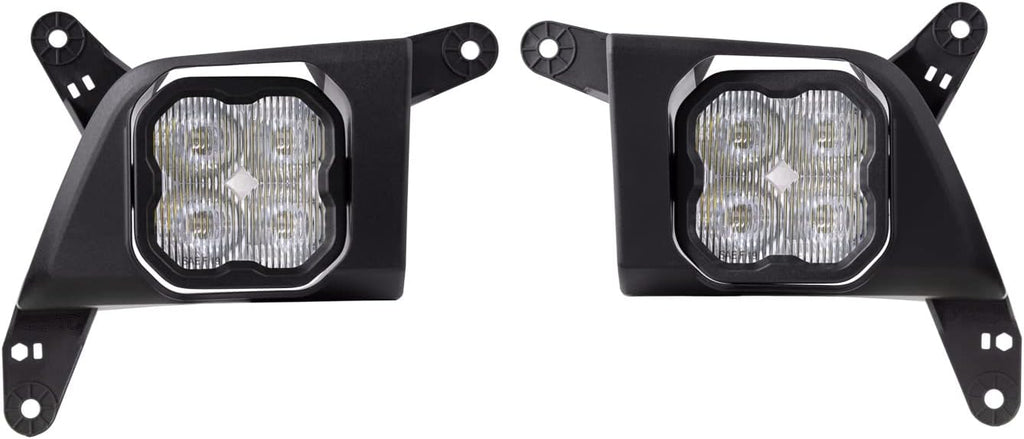 SS3 LED Fog Light Kit for Chevrolet Silverado 1500 2019-2021, White SAE/DOT Driving Sport U957264