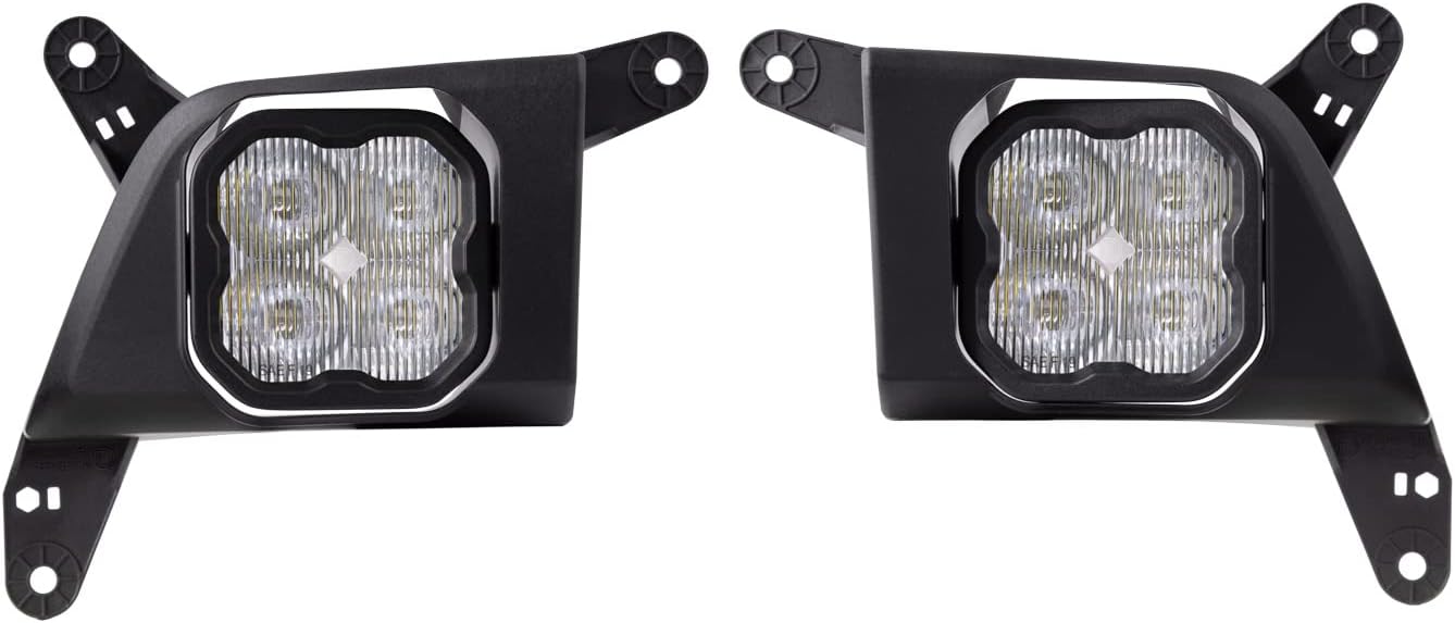 SS3 LED Fog Light Kit for Chevrolet Silverado 1500 2019-2021, White SAE/DOT Driving Sport U957264