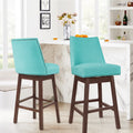 Tiffany Swivel Upholstered Bar Stools Set of 2 S5127