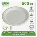 Compostable Sugarcane Plates 9 500 /carton K8397
