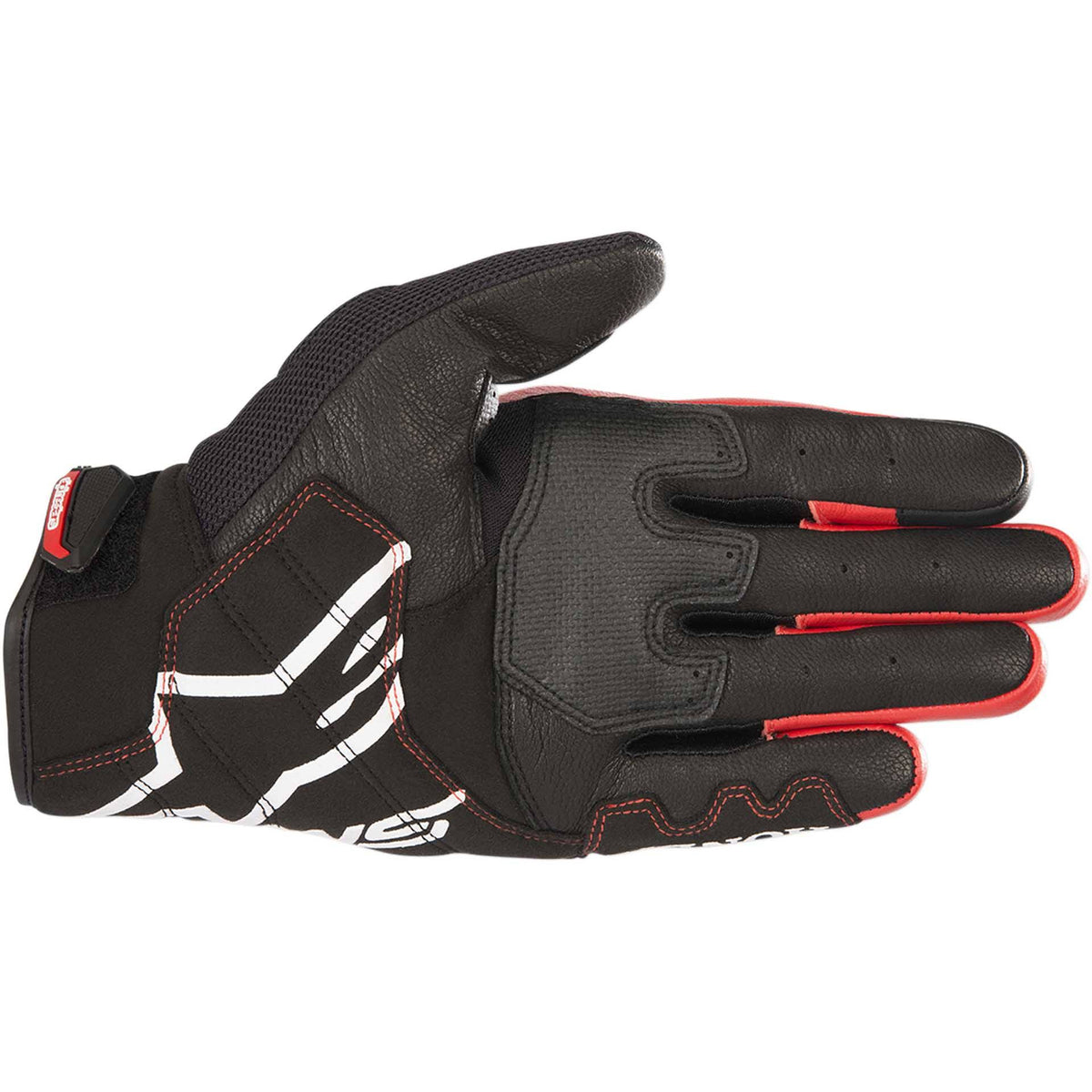 Black Red Motorcycle Gloves K988102