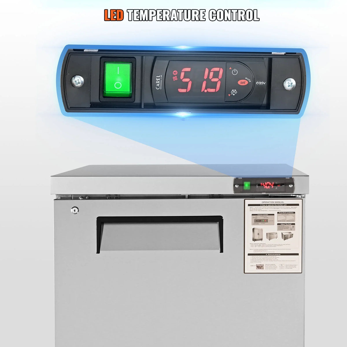 28" Wide Refrigerated Prep Table with 1 Door R465029