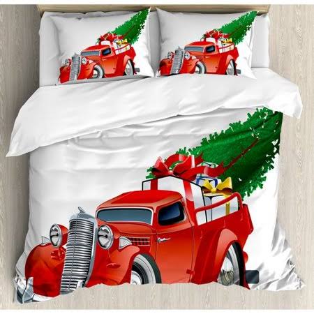 Red Queen Christmas Duvet Cover Set J1860