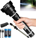 LED Rechargeable Tactical Flashlight with 26650 Battery K48156