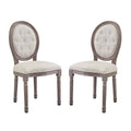 Fabric Wood Side Chair, Set of Two T17054