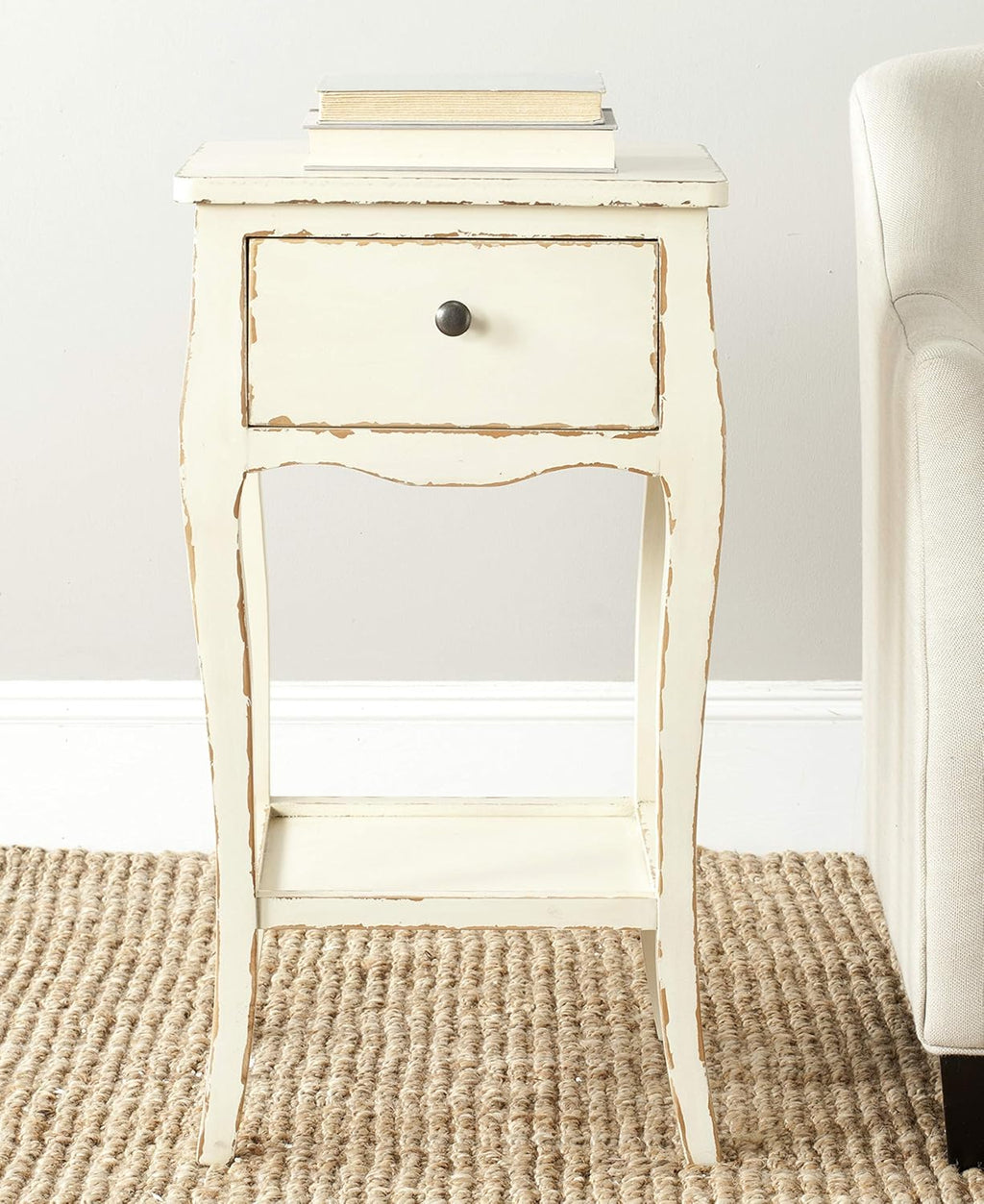 French Grey End Table I86500