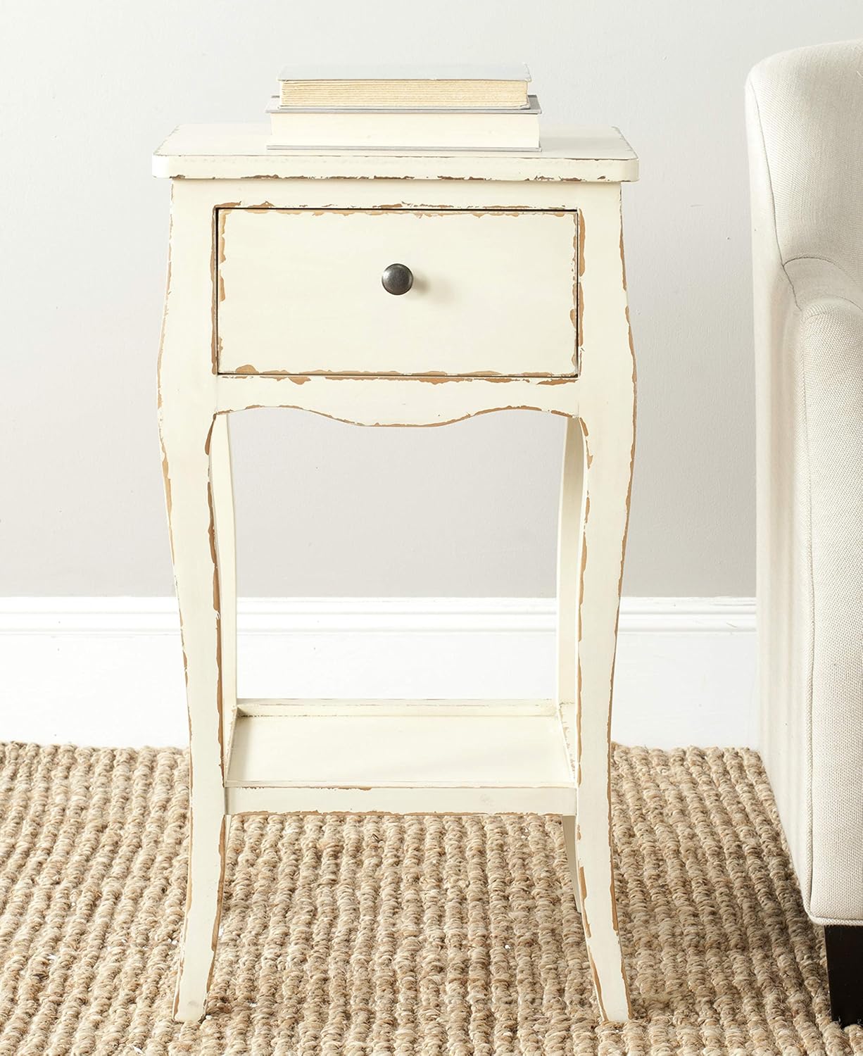 French Grey End Table I86500