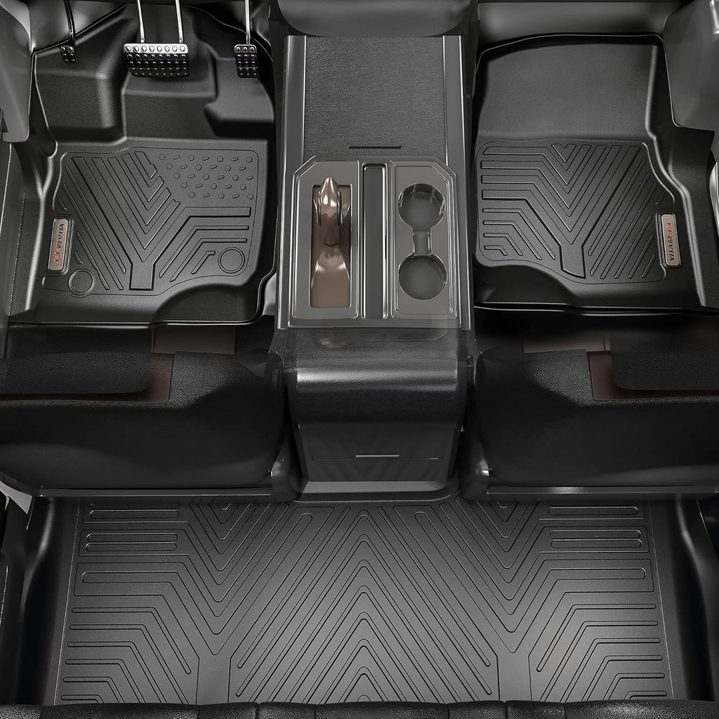 Black TPE Floor Liner Car Mats C1869