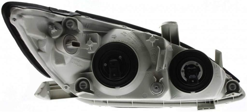 Headlight Assembly for 2002 2003 2004 Toyota Camry Driver and Passenger Side with Bulbs P9825