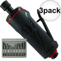 Onyx 1/4x22 Die Grinder with 8-Pc Rotary Burr Set 3-Pack N208610